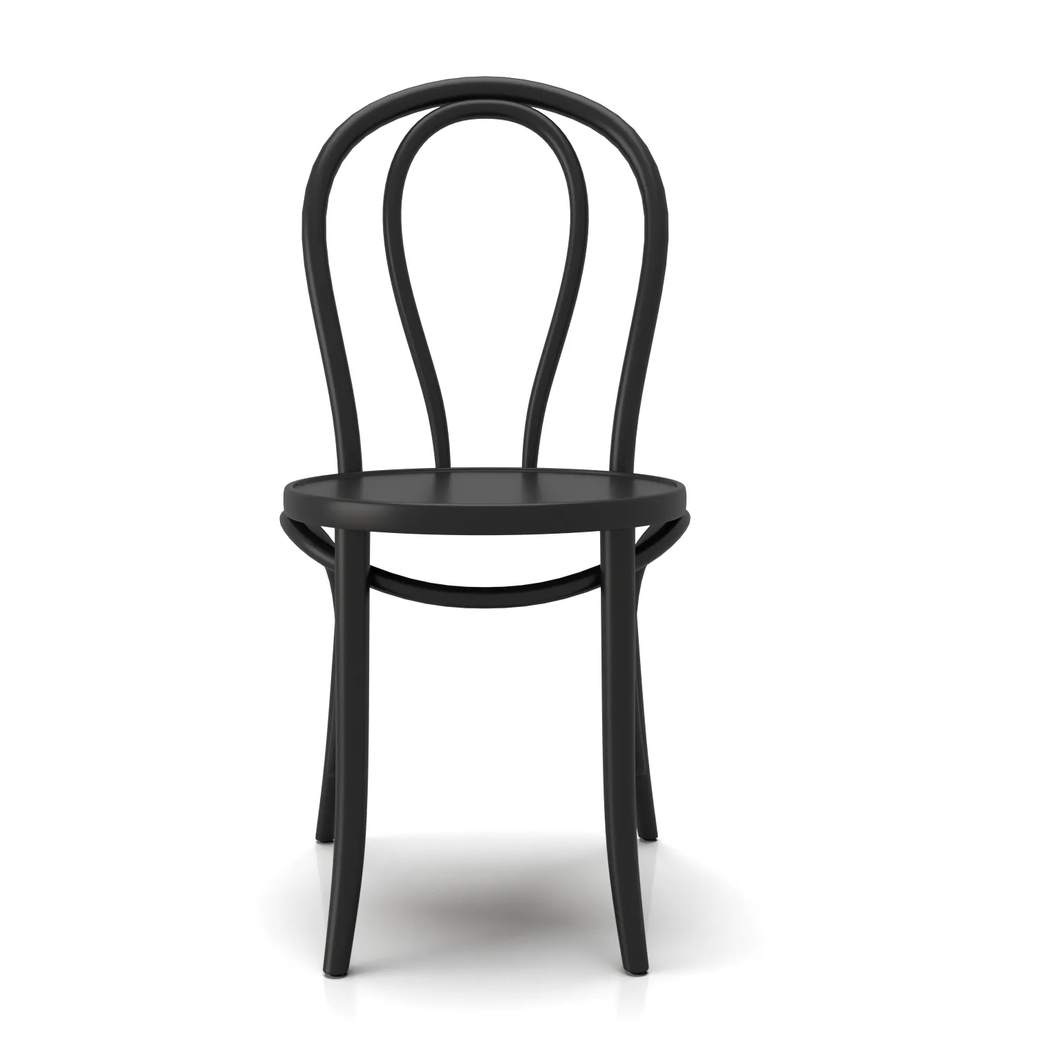 CH335 Black Cafe Chair PBR 3D Model_04